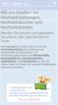 Mobile Screenshot of diehochzeitsdrucker.de
